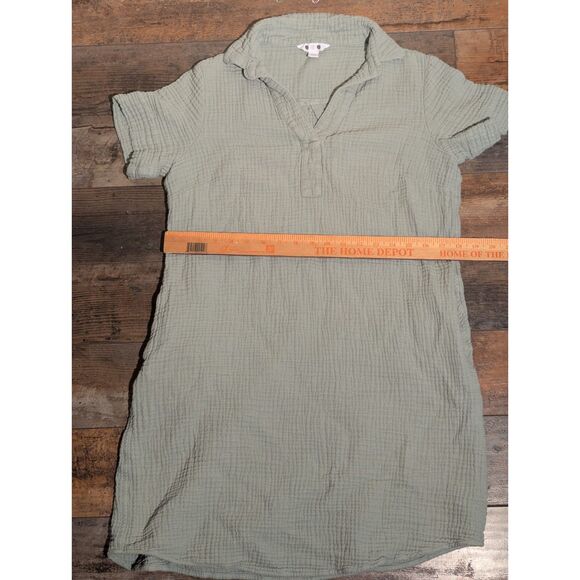 3 Dots Light Green Textured Dress - Size S - Effortless Comfort! - Picture 4 of 6